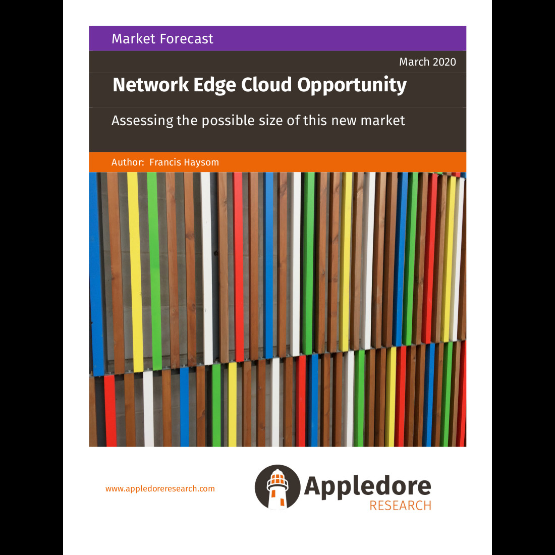 Network Edge Cloud Opportunity - Appledore Forecast 0320 Network Edge Cloud Opportunity frontpage