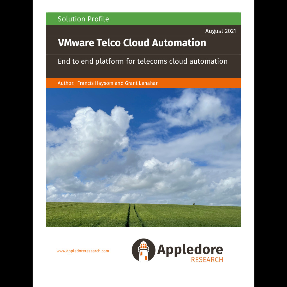 VMware Telco Cloud Automation - Appledore Solution Profile 0821